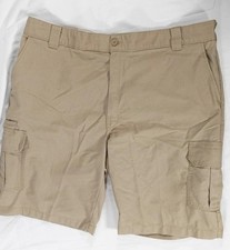 Dickies Flex Cargo Shorts Mens 44 Khaki Tan Regular Fit Workwear Utility Pockets
