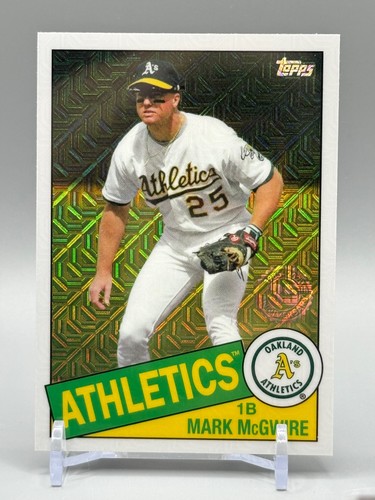 Mark McGwire #85C-30 2020 Topps Chrome Silver Pack 1985 card