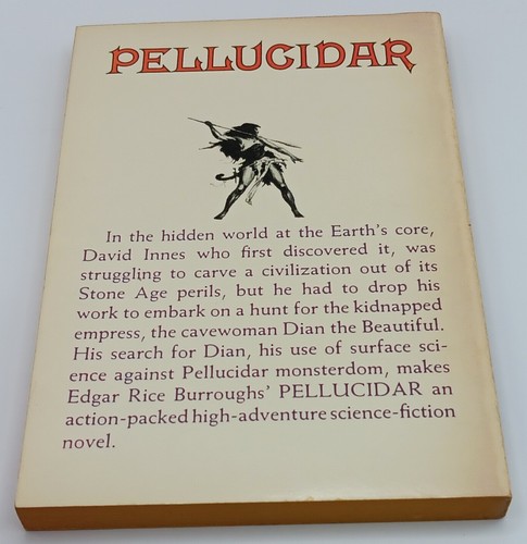 VINTAGE ACE F-158 PELLUCIDAR EDGAR RICE BURROUGHS VFN+/NM! - Picture 2 of 4