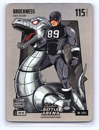 BROCKNESS (Brock Bowers) Bo Jackson Battle Arena #SBF-90 Silver Battlefoil