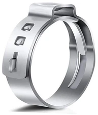 100 Pcs 1/2Inch 304 Stainless Steel Cinch Clamps for PEX Silver-1/2inch(100PCS)