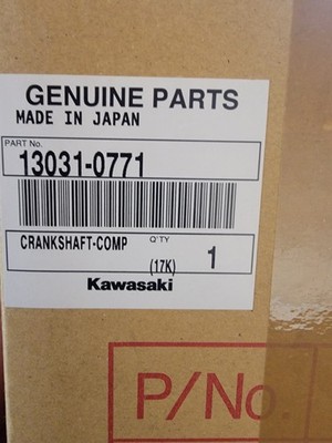 KAWASAKI KX100 Crankshaft Comp 13031-0771 Genuine JDM OEM
