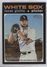2020 Topps Heritage High Number Real One Lucas Giolito #ROA-LG Auto 2g8