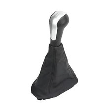 Gear Shift Knob Cover Kit - Manual Gear Stick Shift Knob - Black PU Cover