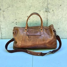 Vintage Territory Ahead Duffel Bag Brown Leat...