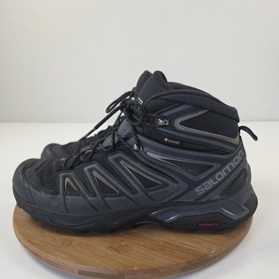Salomon X Ultra GTX Boots Mens Size 11 Black Trail Hiking GORE-TEX Waterproof