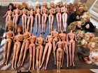 New ListingVintage 80s Barbie Dolls Lot Defective Heads, Cut Hair, Headless Bodies For DIY