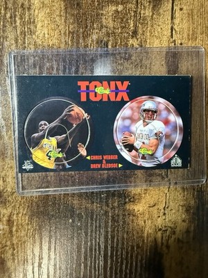 1993 Classic TONX #NNO Troy DREW BLEDSOE-CHRIS WEBBER New Sealed