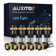 AUXITO 168 194 T10 LED Side Marker Light Bulbs Amber Yellow Super Bright CANBUS