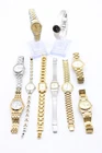 F x10 Ladies Seiko Quartz Gold / Silver Tone Wristwatches Not Tested Etc