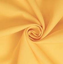 YELLOW poplin fabric 60 Width Sold By The Yard