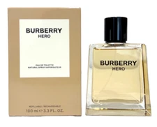 Burberry Hero 3.3 oz/100 ml EDT Cologne for Men Spray Brand New In Box