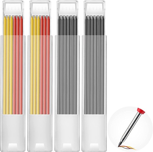 BetterJonny 48 Stück 2.8 Mm Bleistiftminen - Zimmermannsbleistift Ersatz HB