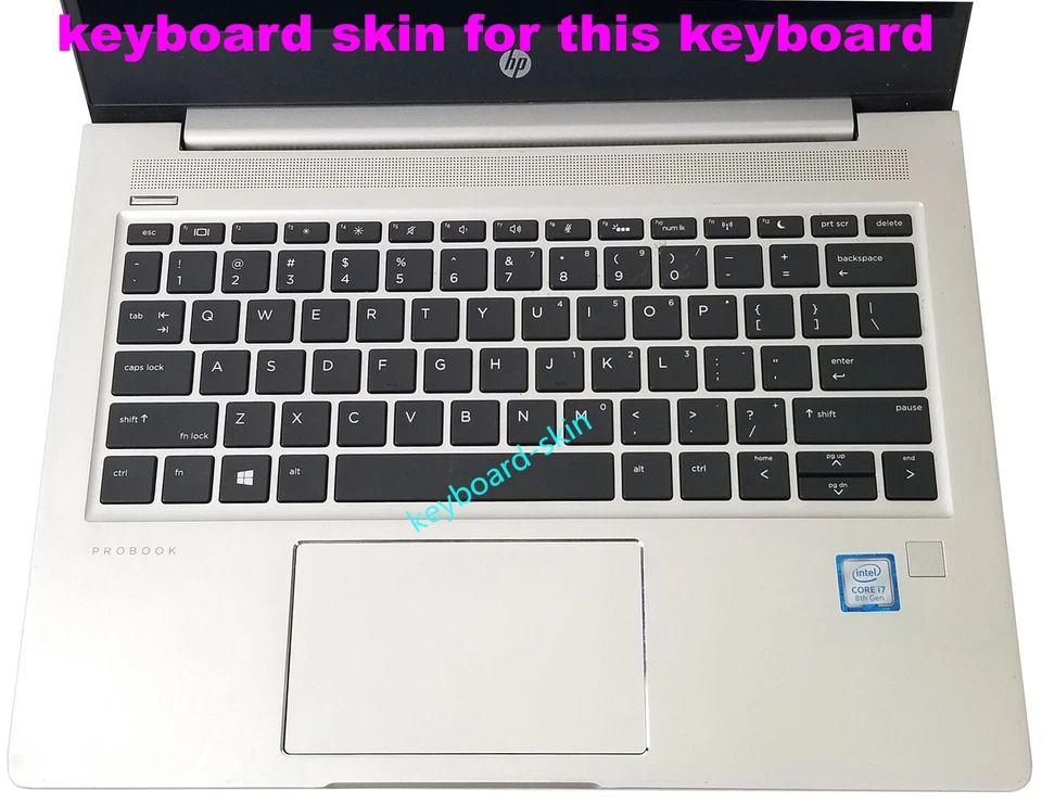 美国键盘保护套适用于惠普 13.3" zhan66 Pro 13 G2,ProBook 430 G6 G7,435 G6 G7 — 第 3/4 张图片