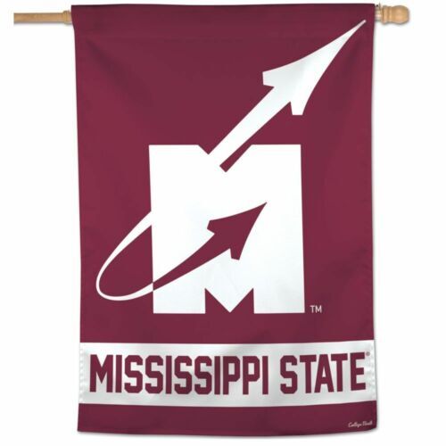Mississippi State Bulldogs Baseball Garden Flag - 13x18 Inch Double Sided Yard Banner