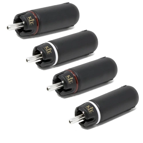 KLE Innovations Copper Harmony RCA plugs (A set of 4 pieces)