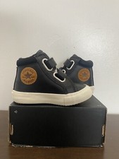 Converse Chuck Taylor All Star Boot Hi Toddler's Shoes Size 5 Black 761981C New