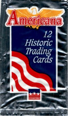 1992 Starline Americana Historic Single Trading Cards (1-100) - You Pick