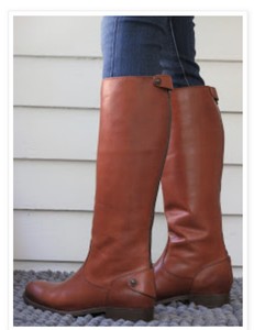 melissa button back zip leather boot