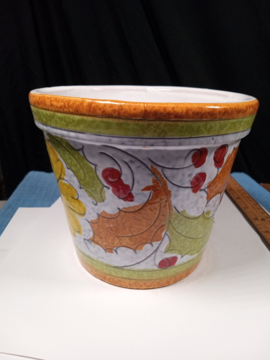 美品Echo Park Pottery Planter MCM Planter Terracotta Pottery Retro '60's 70's Flower Dimpled