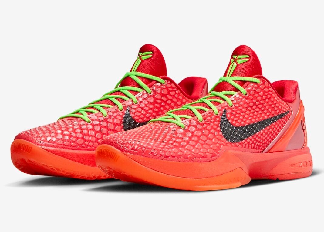 シューズ(男性用) Nike Kobe 6 protro reverse grinch Nike Kobe VI 6 Protro Reverse Grinch FV4921-600 Men's Size