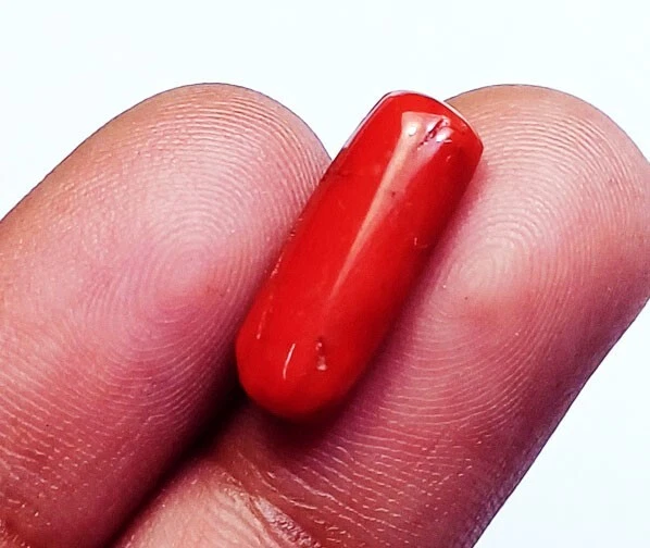 Natural Ox Blood Red Coral Loose Gemstone 3.90+ Ct Certified Stone On eBay - Image 2 of 4