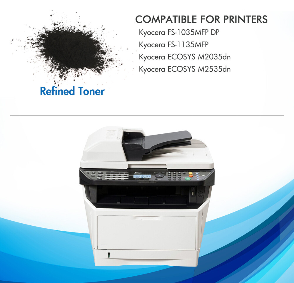 3 X TK1142 Toner Cartridge For Kyocera TK-1142 FS-1135 MFP 1035.