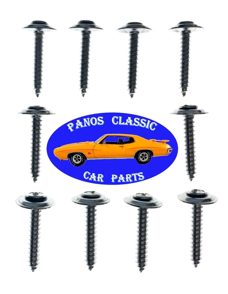 #8 x 1"Phillips Tap Screw #6 Head GM Dash Interior Console Door Panel 10pc 183