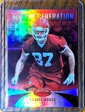 2013 PANINI CERTIFIED TRAVIS KELCE RC RED COLOR MATCH #ED /250 ROOKIE NICE SHAPE