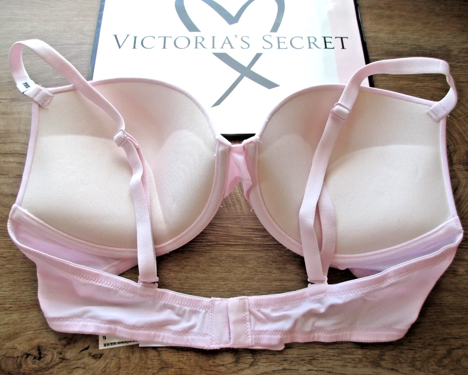 VICTORIA'S SECRET PINK Super Push-Up Bra VS Pink Tulip 34D 36C 36D 38D 40B 40C - Image 3 of 4