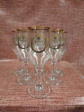 Barre Dunkel 6x Glas 0,3 l Gastro Goldrand