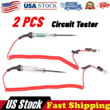 2x Digital Electric Voltage Circuit Tester Automotive Test Light Car Truck 6-24V