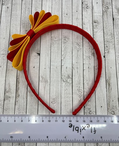Red and Yellow Gold School Hair Accessories - Picture 51 of 59