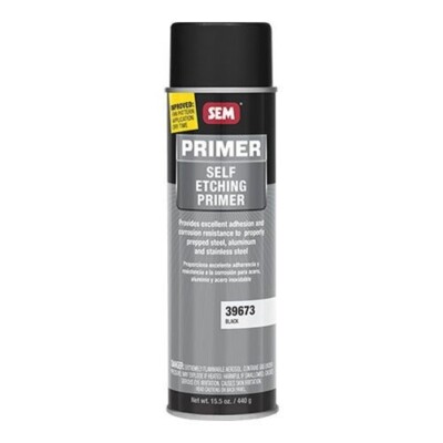 SEM 39673 Black Self Etching Primer - 15.5 oz.
