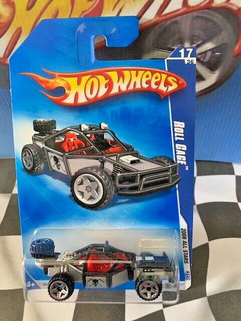 Hot Wheels 2008 All Stars 17/36 057 Roll Cage BLACK OR5SP