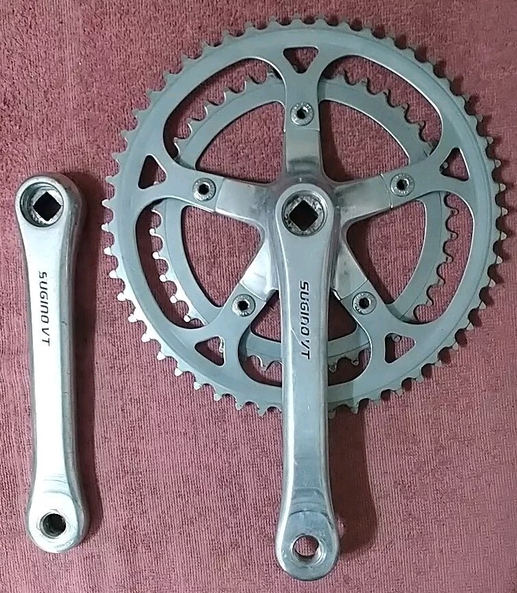 BMX 3ピースクランクセット ビンテージSugino 40T BMX 3ピースクランクセット ビンテージSugino 40T