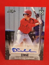 2020 Leaf Draft Auto David Calabrese #BA-DC4 Auto