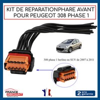 Reparatur Stecker Steckverbinder Scheinwerfer Vorne FüR Peugeot 308 (2007-2011