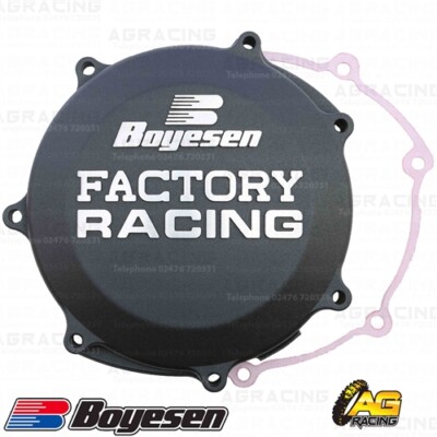 Boyesen Factory Racing Schwarzer Kupplungsdeckel Für Yamaha YZ 250X 2017