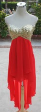 NWT WINDSOR 85 Coral / Gold Prom Dance Party Dress 5