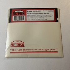 Skyglobe Mr. Disk 1105 Vintage 5.25" Floppy Disk Sealed 