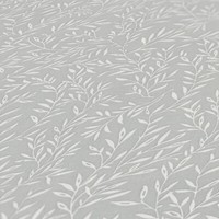 Vliestapete Grau Weiß BläTter Zweige Ranken Landhaus Floral 39073-4 (5,04€/1Qm)