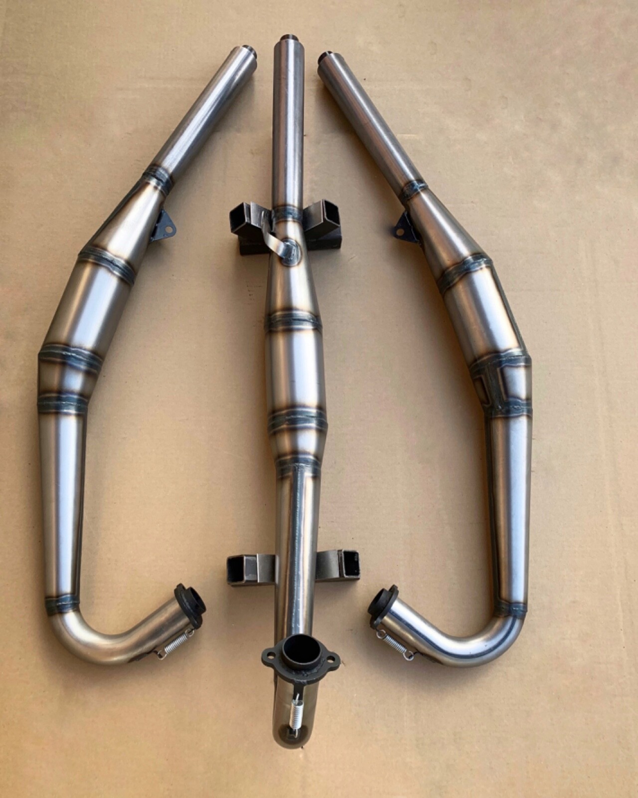Kawasaki h1 mach III H1 exhaust 19731976 Hellfire Expansion Chambers