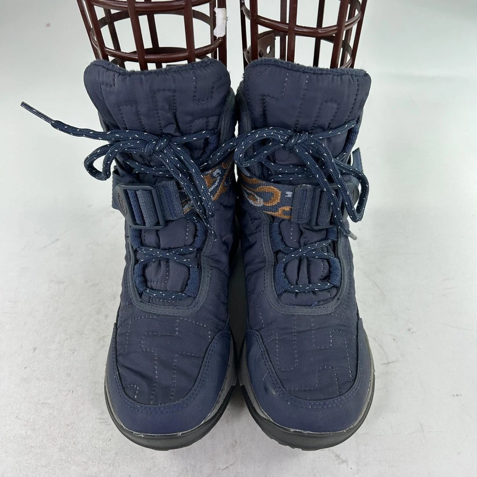 Chaco Women’s Borealis Ledge Hiking Boots US 6.5 Blue Waterproof Lace-Up Boot - Image 3 of 4