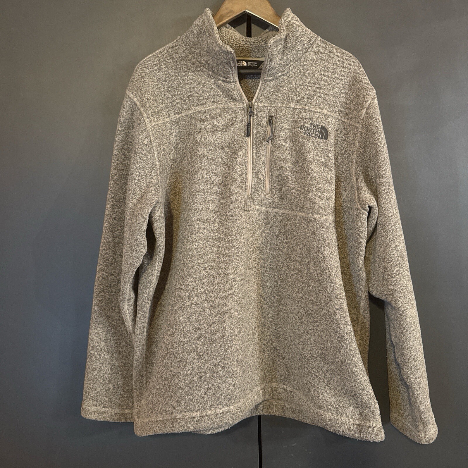 The North Face Mens Tech 1/4 Zip Fleece Pullover XL Limited Edition Cozy Warm Layer