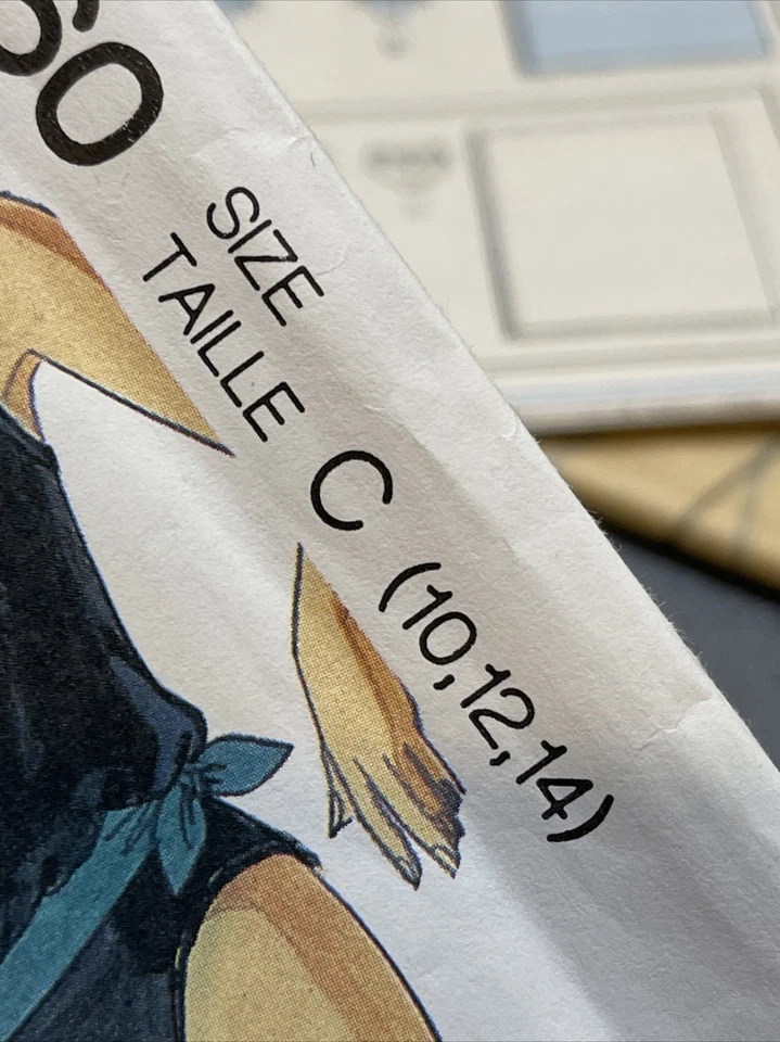 UNCUT Vintage 1988 McCall’s 3660 Sz 10 12 14 Swim Suit Twist Top Bikini Ruffle - Image 3 of 4