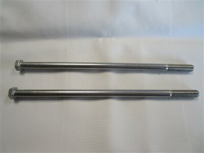STAINLESS STEEL HEX CAP BOLT PAIR OF (2) 12 1/4'' X 1/2'' F593C 