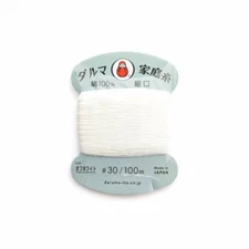 DARUMA Hand Sewing Thread - 100% Cotton Thread - 56 Solid Colors - 100m Card