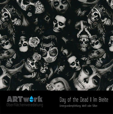 Wassertransferdruck Folie WTD Starterset Day Of The Dead 2 + Aktivator