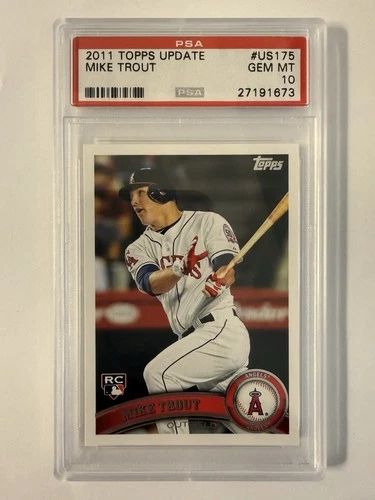 2011 Topps Upd. Mike Trout #US175 (RC) PSA 10 Gem
